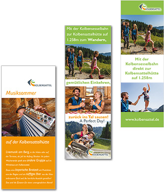 Flyer der Kolbensattel Hütte