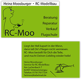 Visitenkarten RC-Modellbau